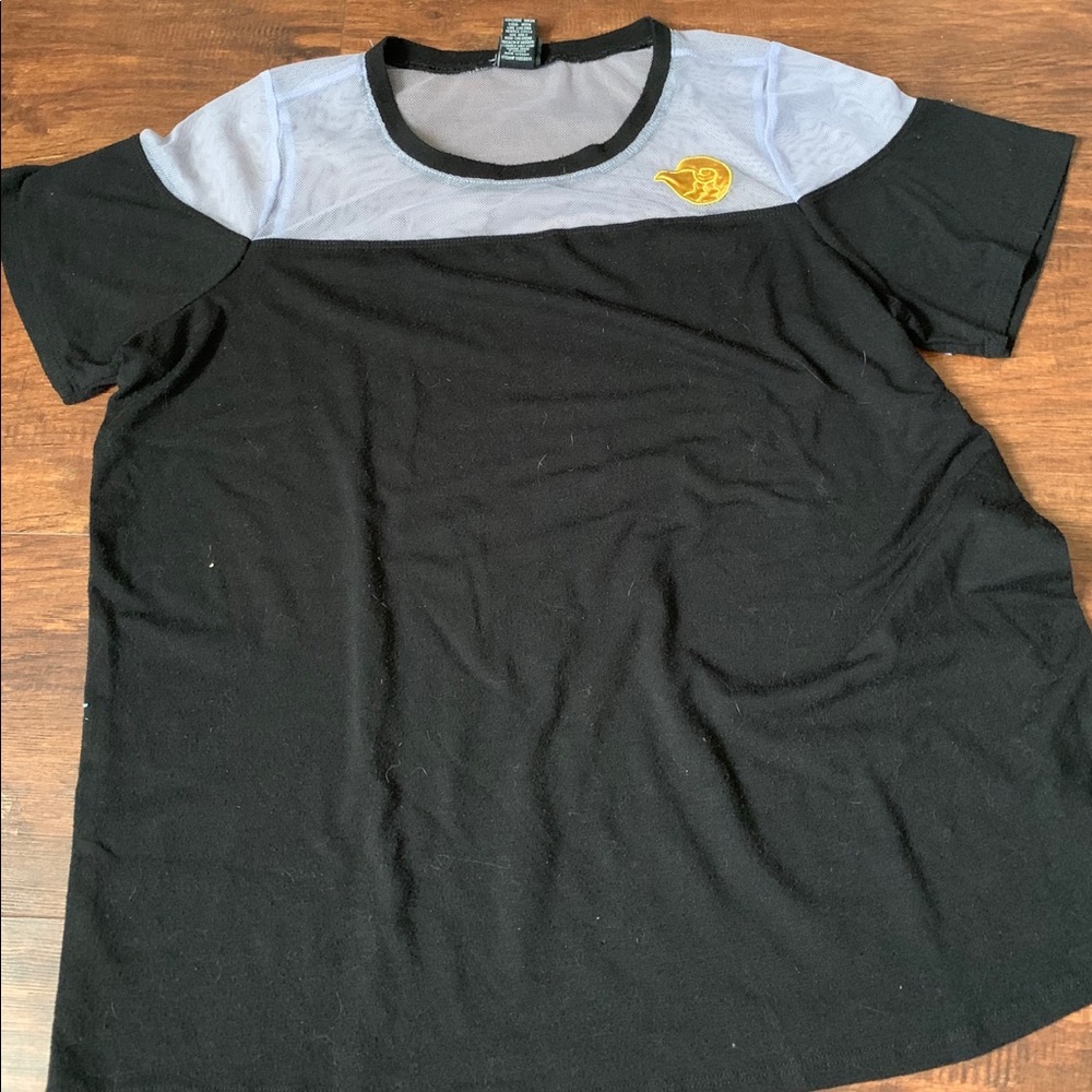 Mesh shoulder little mermaid Ursula top